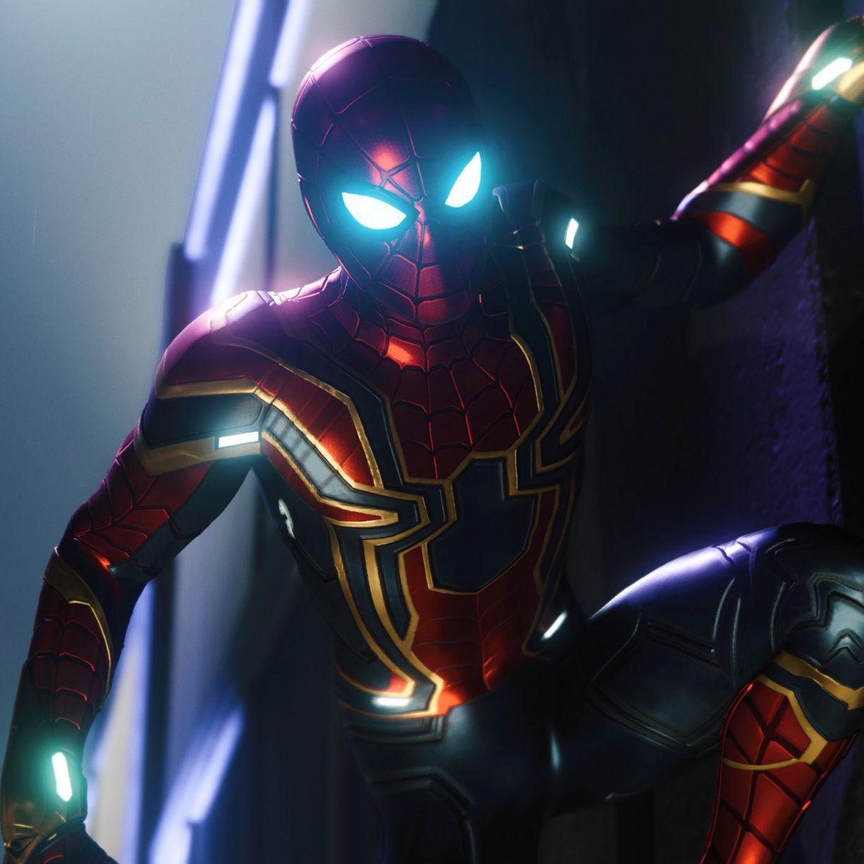 Iron Spider, Spider Man (PS4), Video Game, Iron Suit Wallpaper, 2731x1536, HD Image, Picture, C56f2bbb