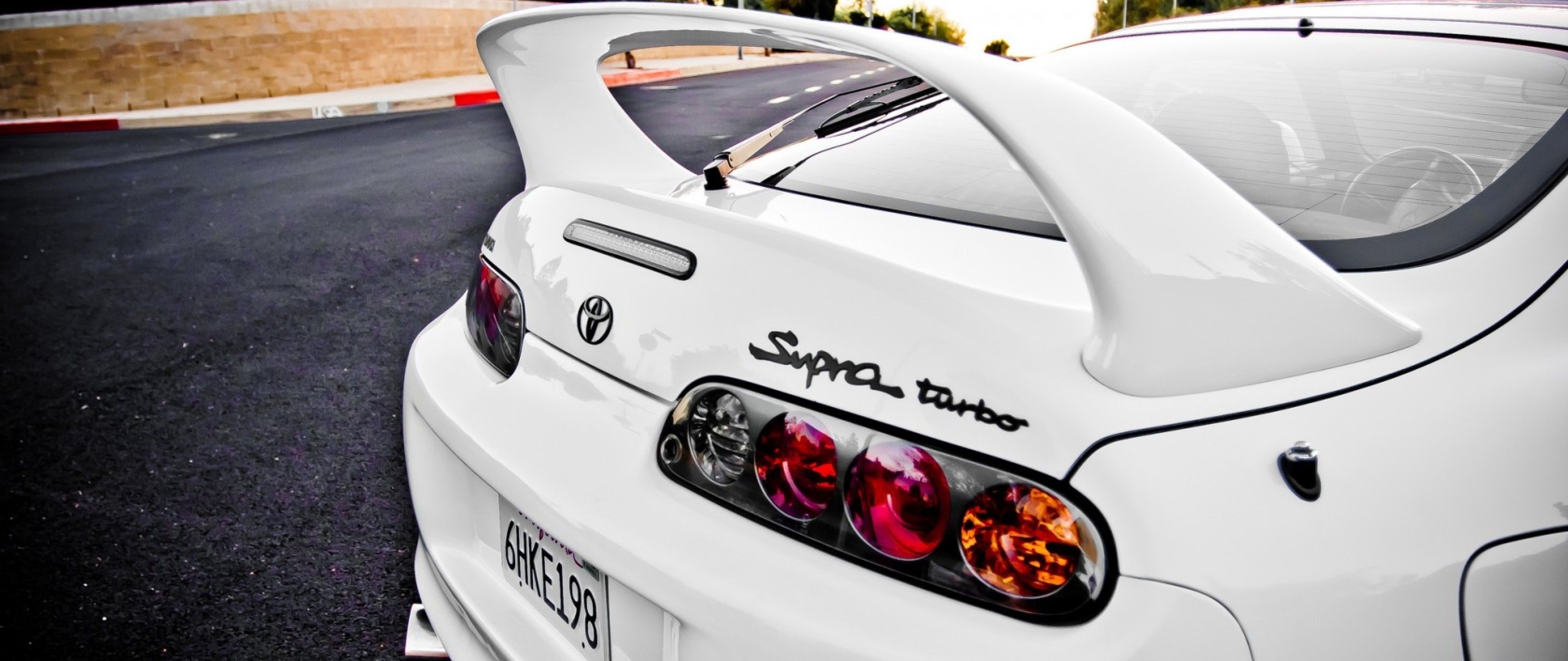Toyota Supra White HD Wallpaper 4K Ultra HD Wide TV