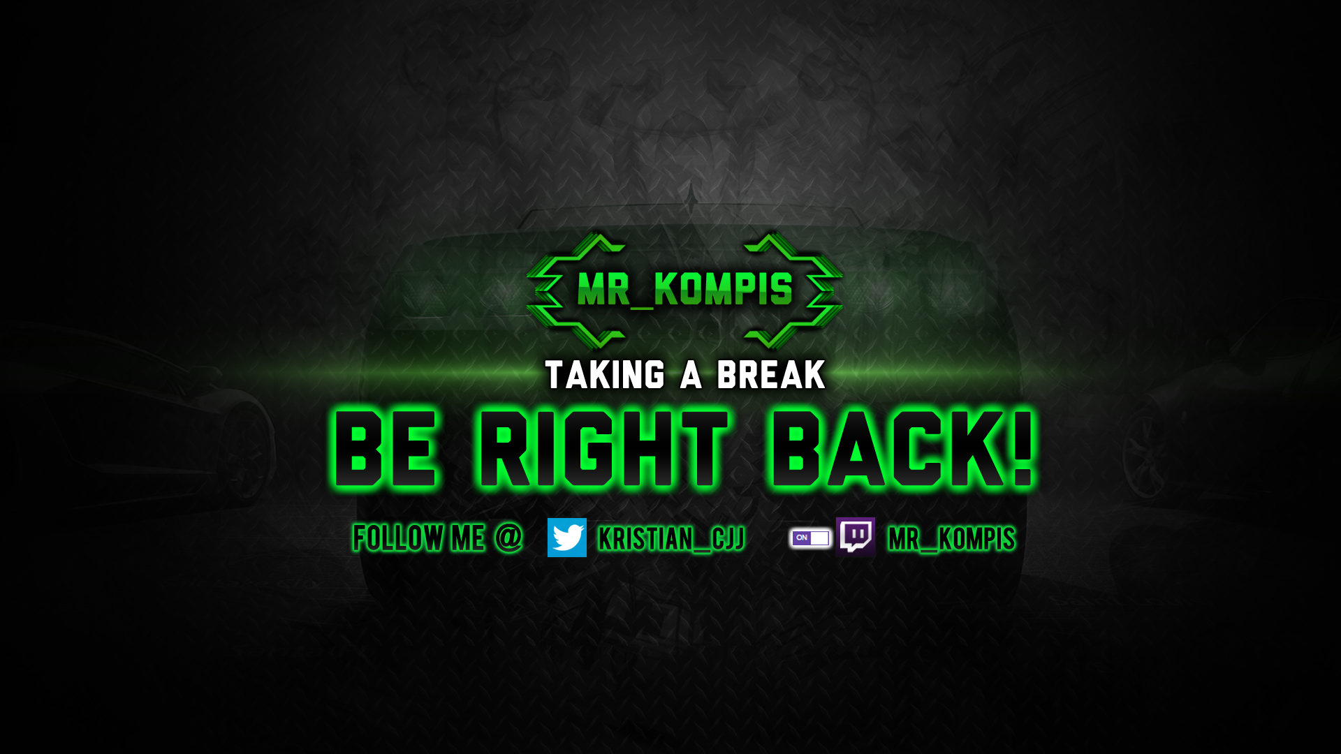 Be Right Back Stream Overlay Free Free Twitch Overlay Templates