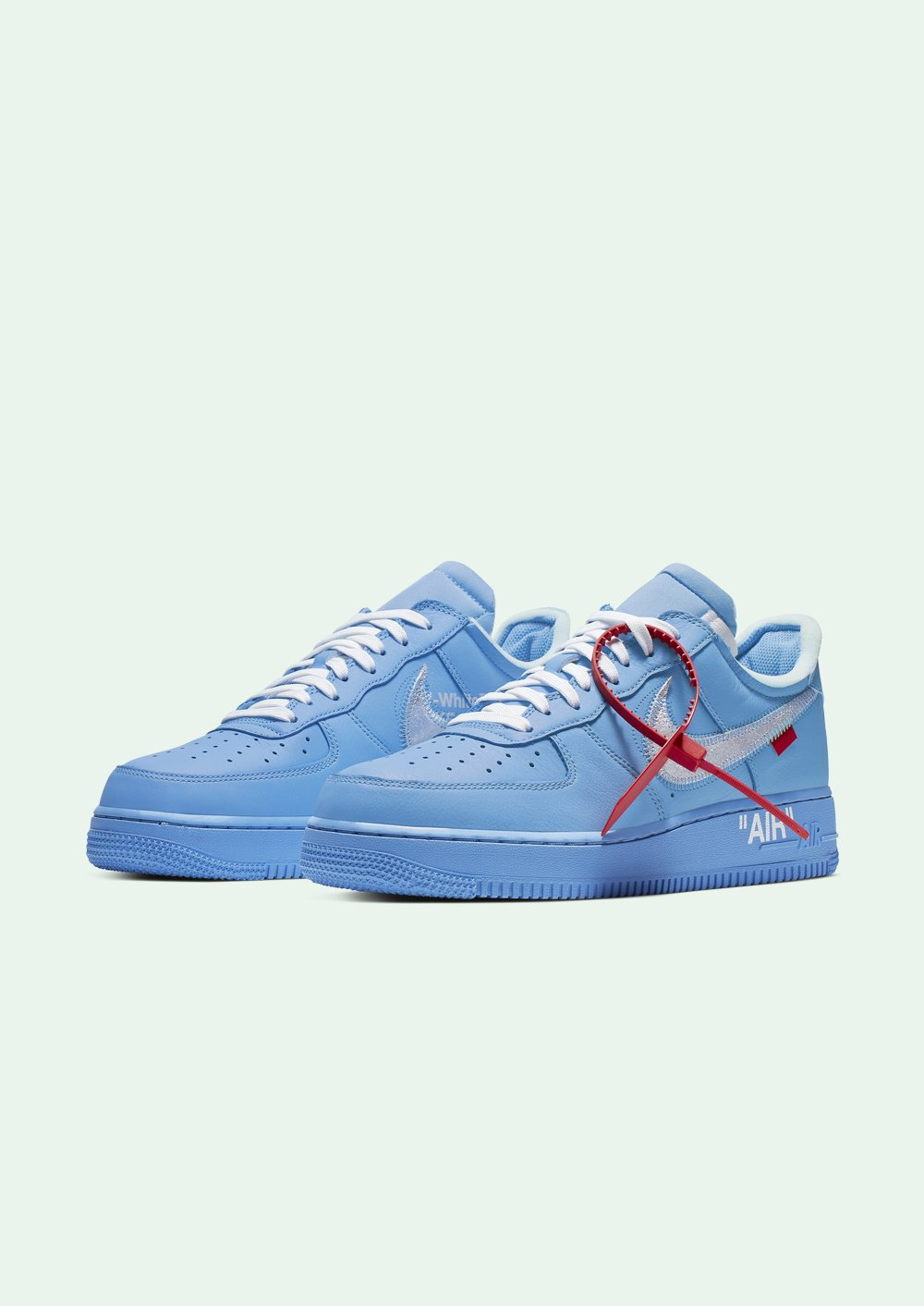 OFF WHITE X NIKE AIR FORCE 1 MCA BLUE. Off white shoes, Shoes, Dream shoes