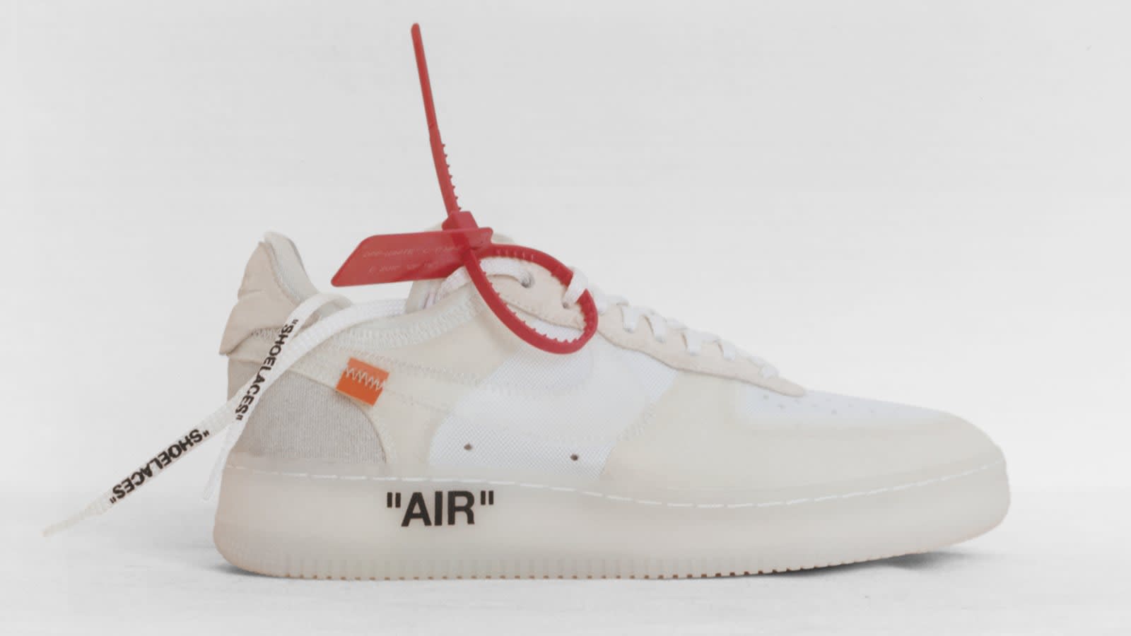 END. Features. The Ten, Nike Air Force 1 Low x Virgil Abloh