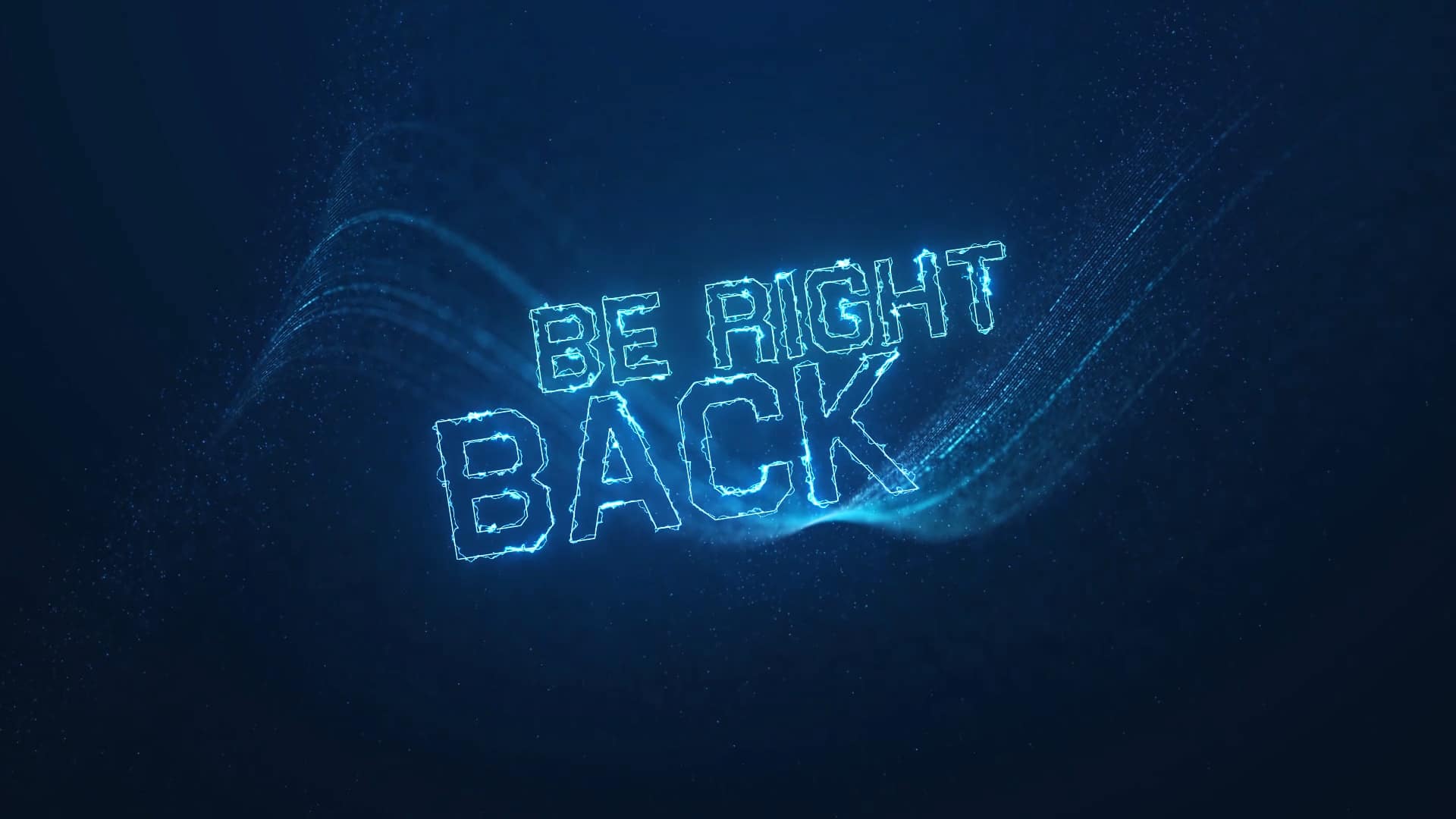 Text BRB BE RIGHT BACK silver 3D digital technology animated on pink  particle background 24128834 Stock Video at Vecteezy