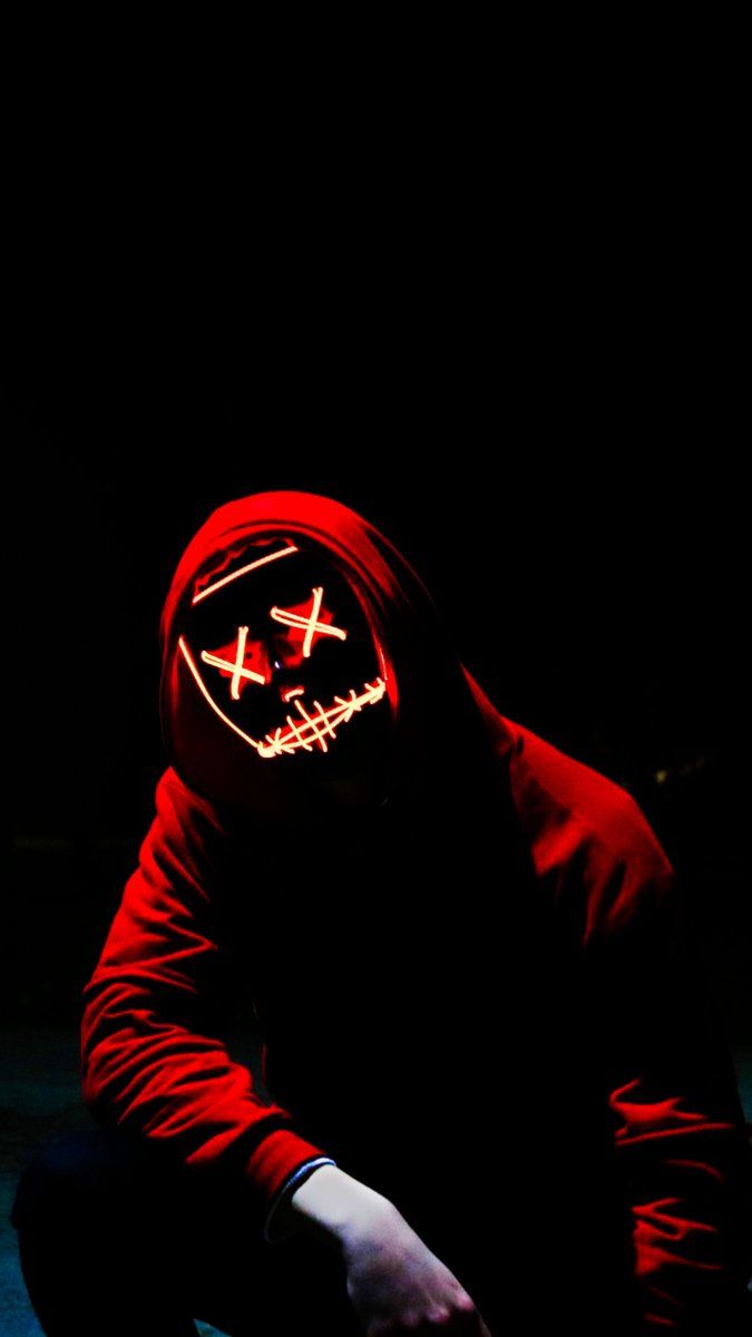 QHD Wallpaper By: sebastiaan stam #DownloadTheApp #mask #man #person #glow #night #dark #red #photooftheday #beautiful #wonderful #amazing #awesome #QHDWallpaper #HDWallpaper #wallpaper #Download