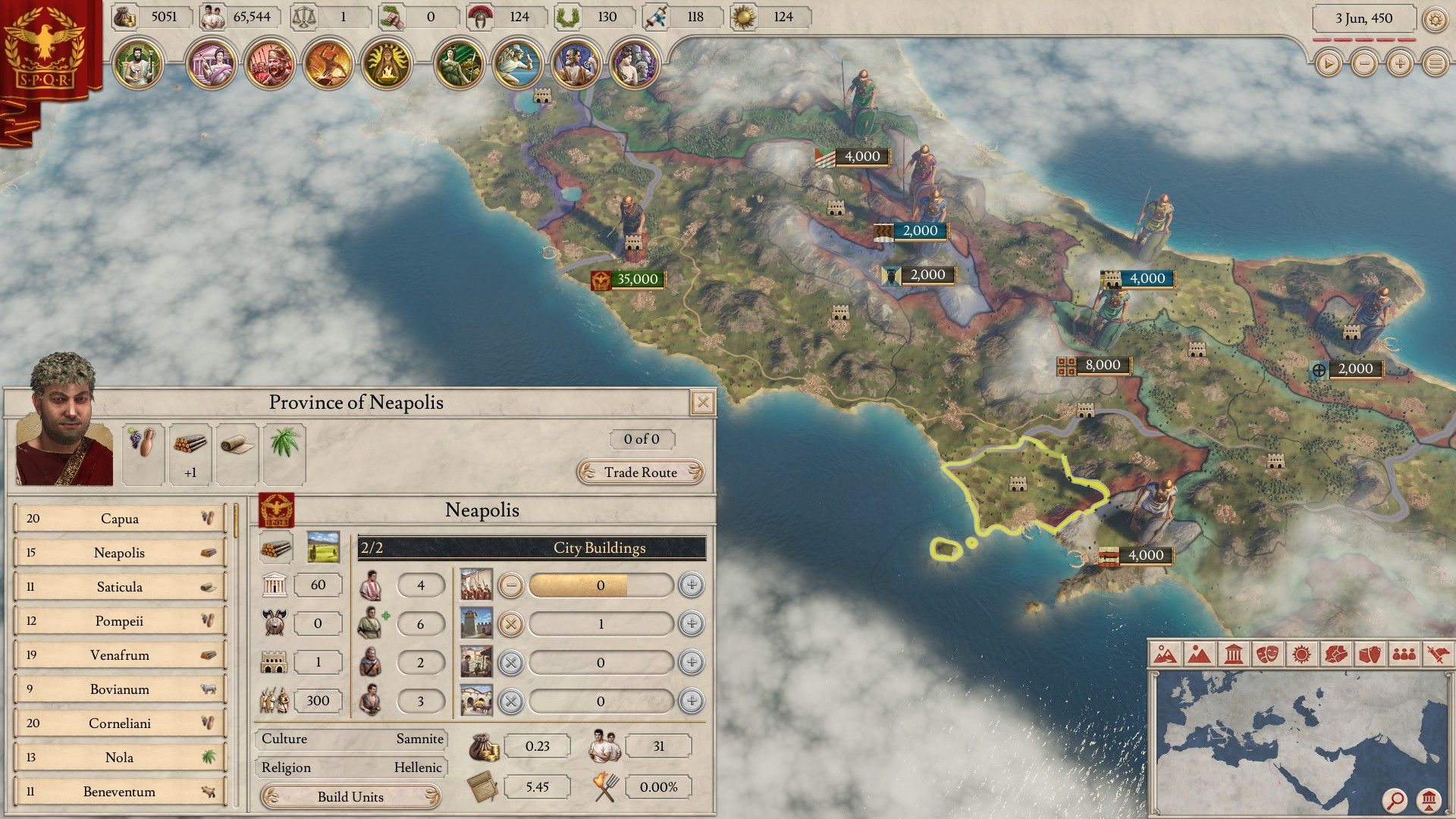 Minimum requirements to run Imperator: Rome on PC