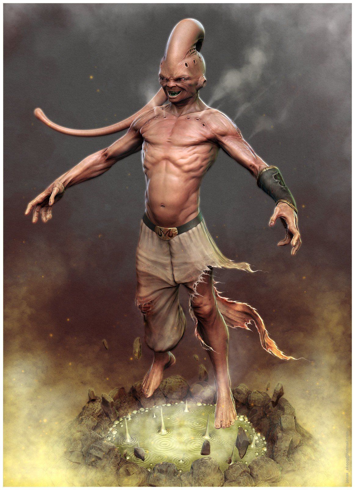 Dragon Ball Z, Super Buu, Realistic Wallpaper HD / Desktop and Mobile Background