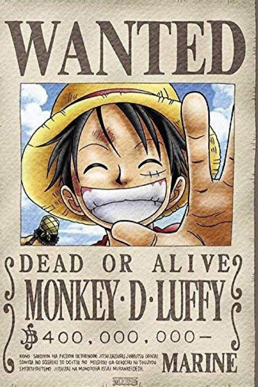 Wanted Monkey.D.Luffy poster: Print, Mega, Print, Mega: 9798614038236: Books
