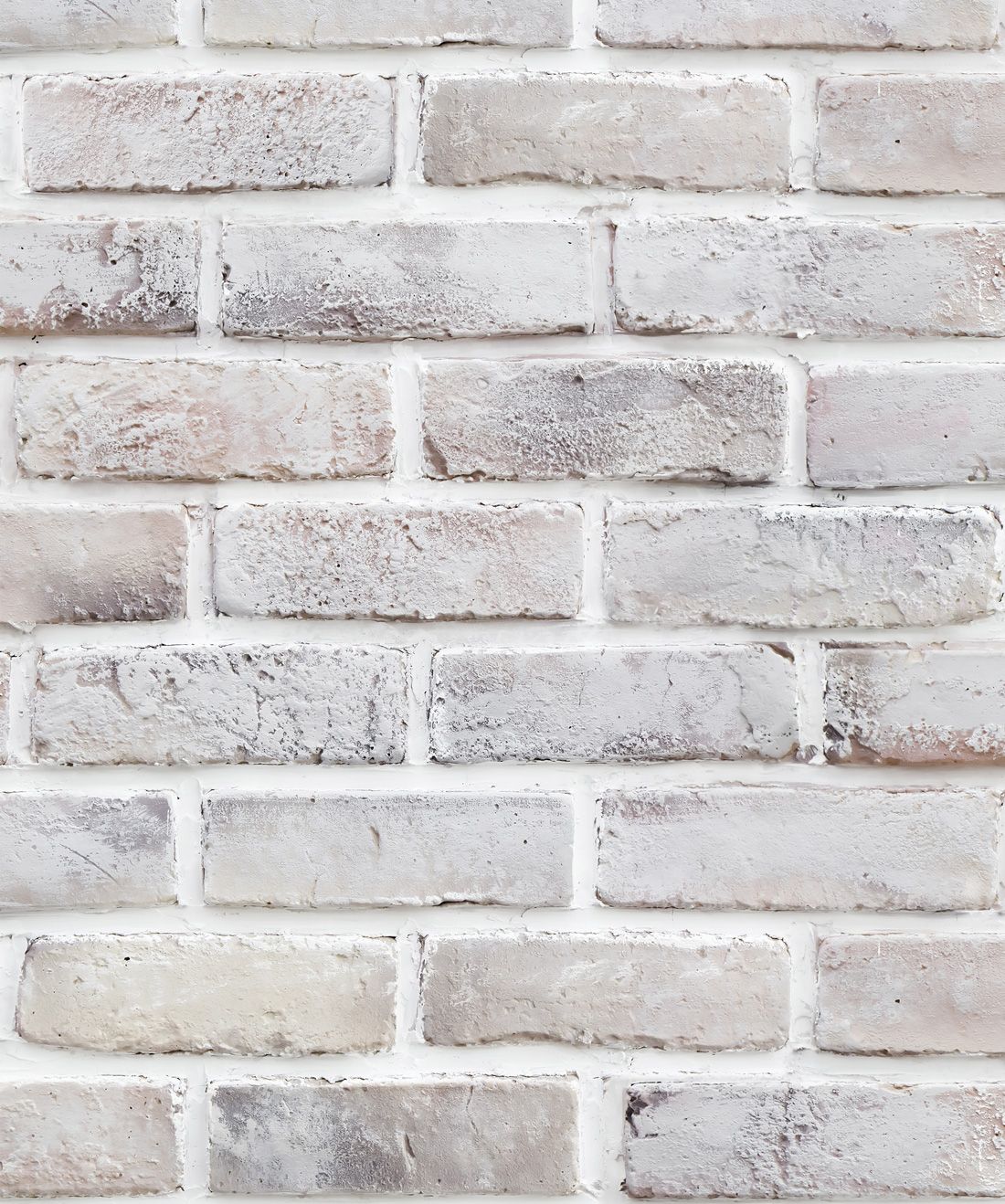 Lime Washed Bricks Wallpaper • Super Realistic