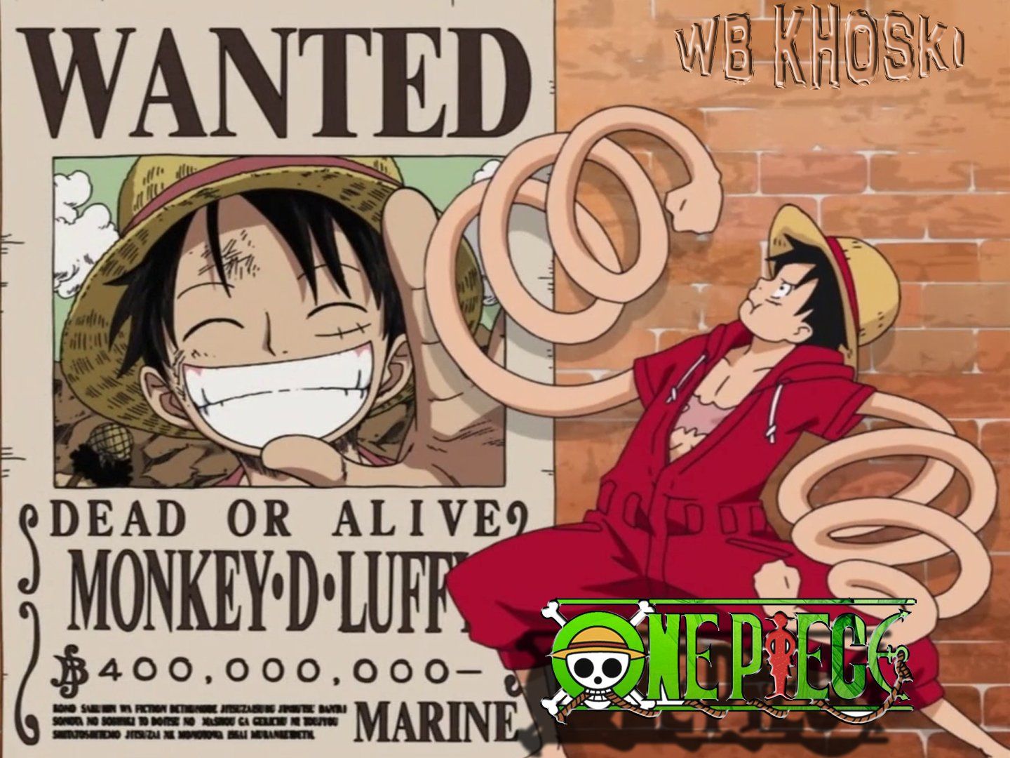 Athah Designs Anime One Piece Wanted Beri Monkey Monkey D. Luffy 13 * 19 inches Wall Poster Matte Finish: Amazon.in: Home & Kitchen