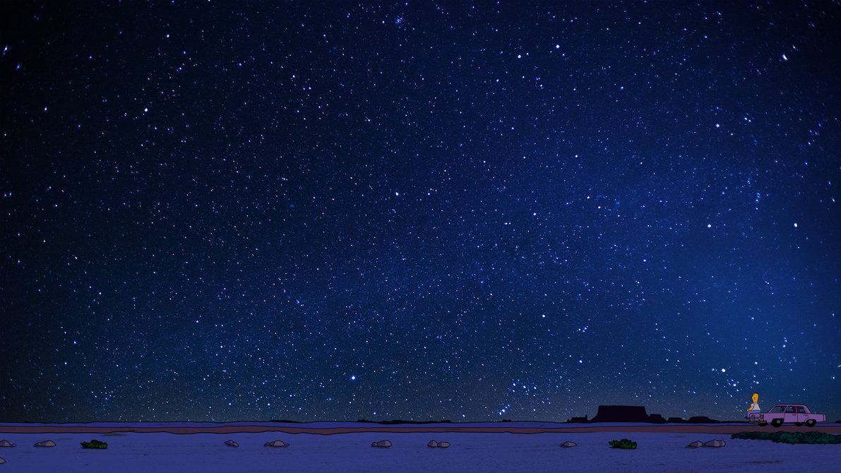 Summer Night Sky Wallpaper