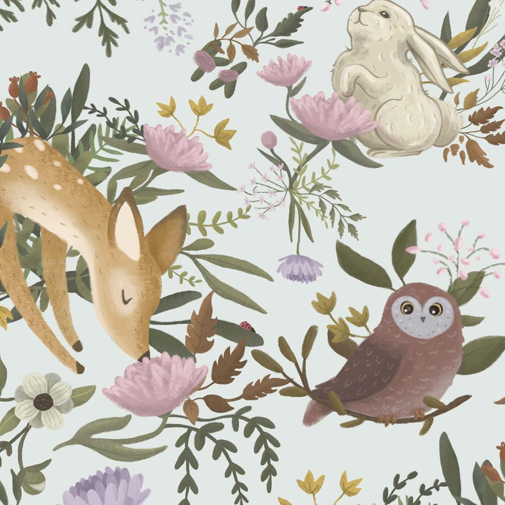 Oh, Deer! Wallpaper. Anewall Mural Wallpaper