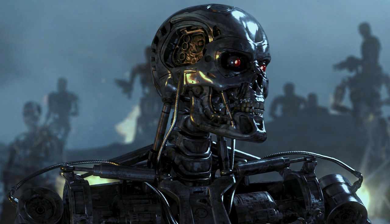 Terminator Movies Robot Scif Fi Desk HD War Of The Machines HD Wallpaper