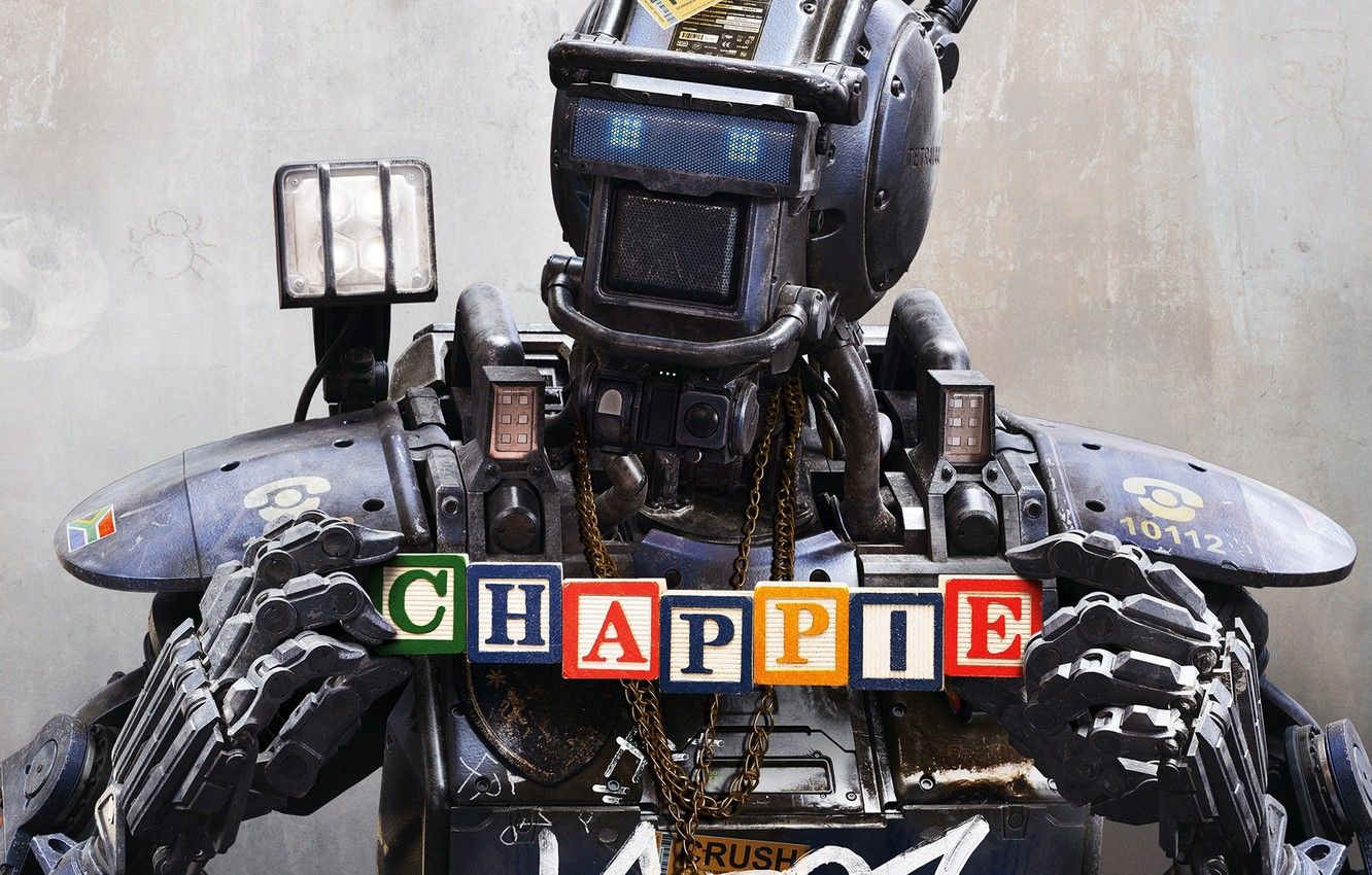 Wallpaper the film, cubes, robot, Chappie, The robot named Chappy, Chappy image for desktop, section фильмы