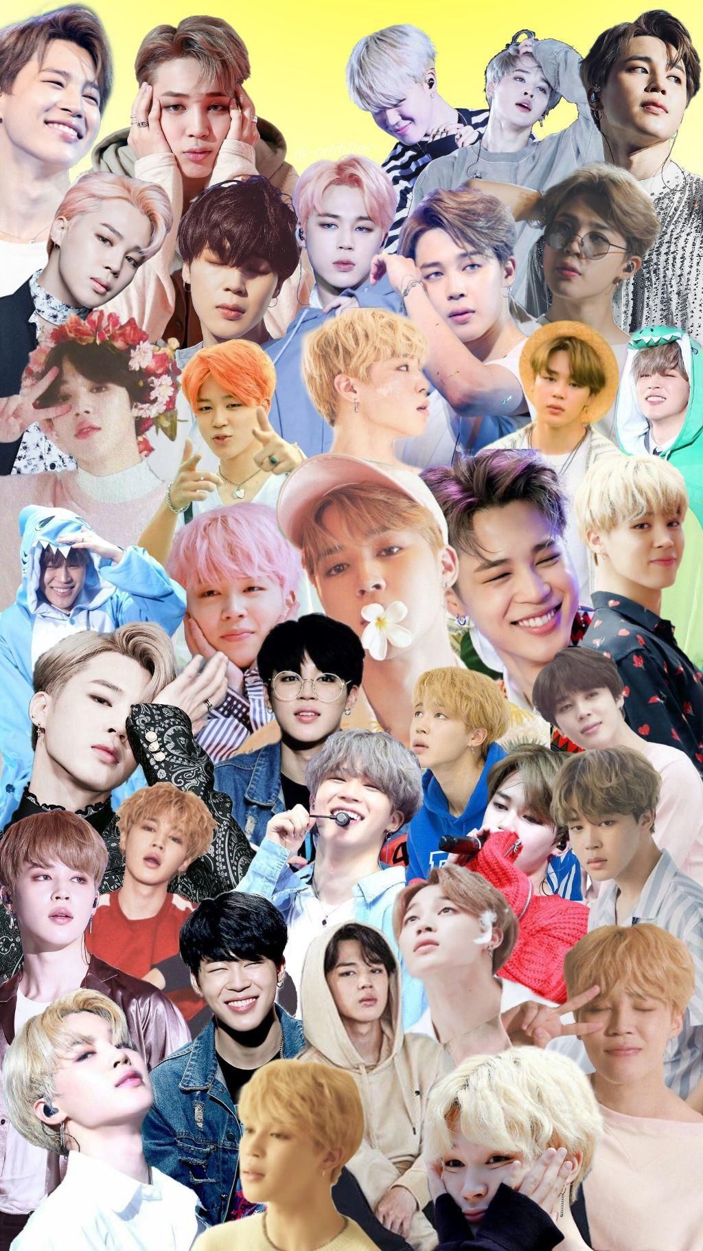 BTS Funny Collage Wallpaper