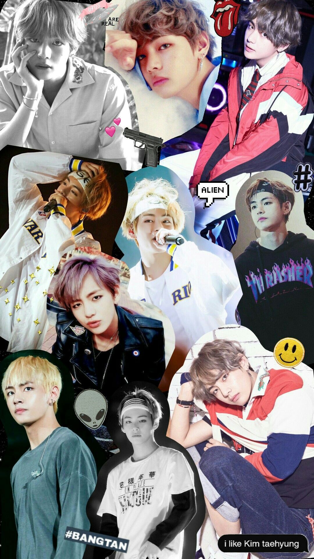 Taehyung Collage Wallpapers - Wallpaper Cave