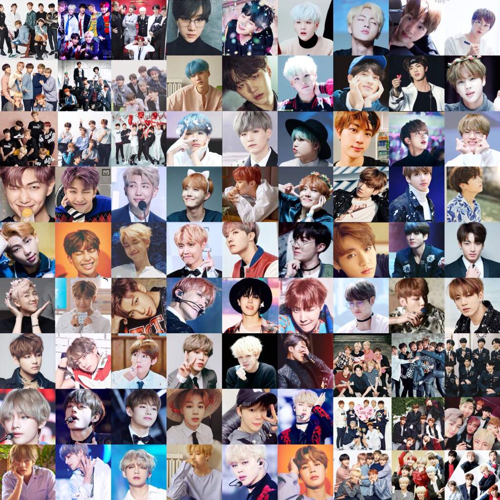 BTS Collages Wallpaper