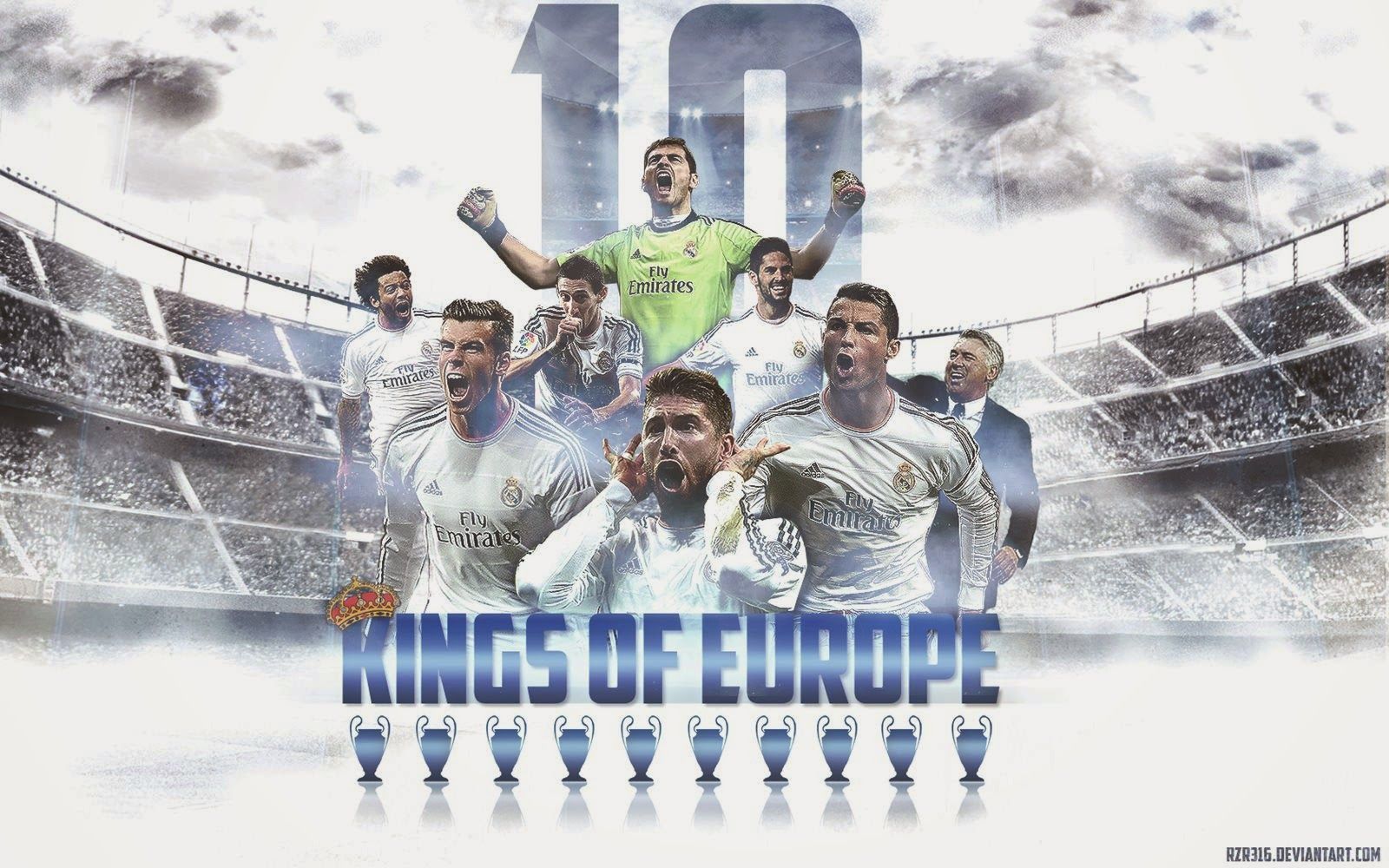 HD Football Wallpaper: Real Madrid La Decima HD Wallpaper