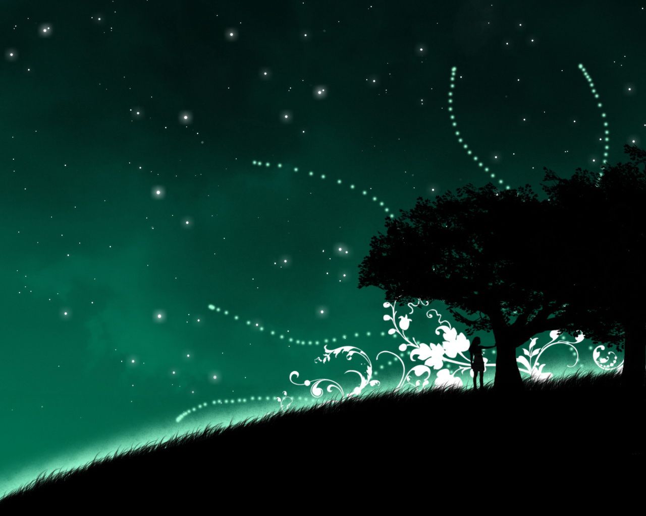 Abstract Landscape Wallpaperx1024