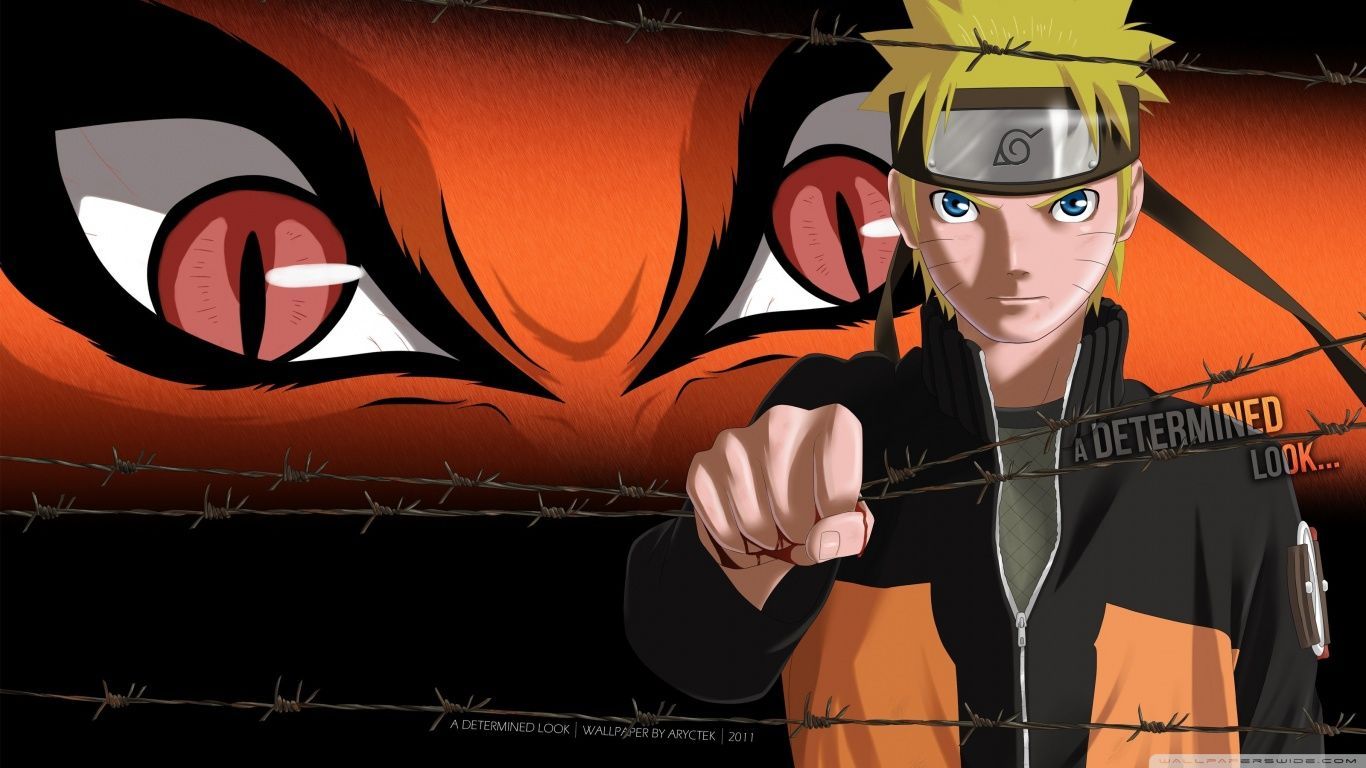 Naruto Shippuden Kyuubi Uzumaki HD desktop wallpaper