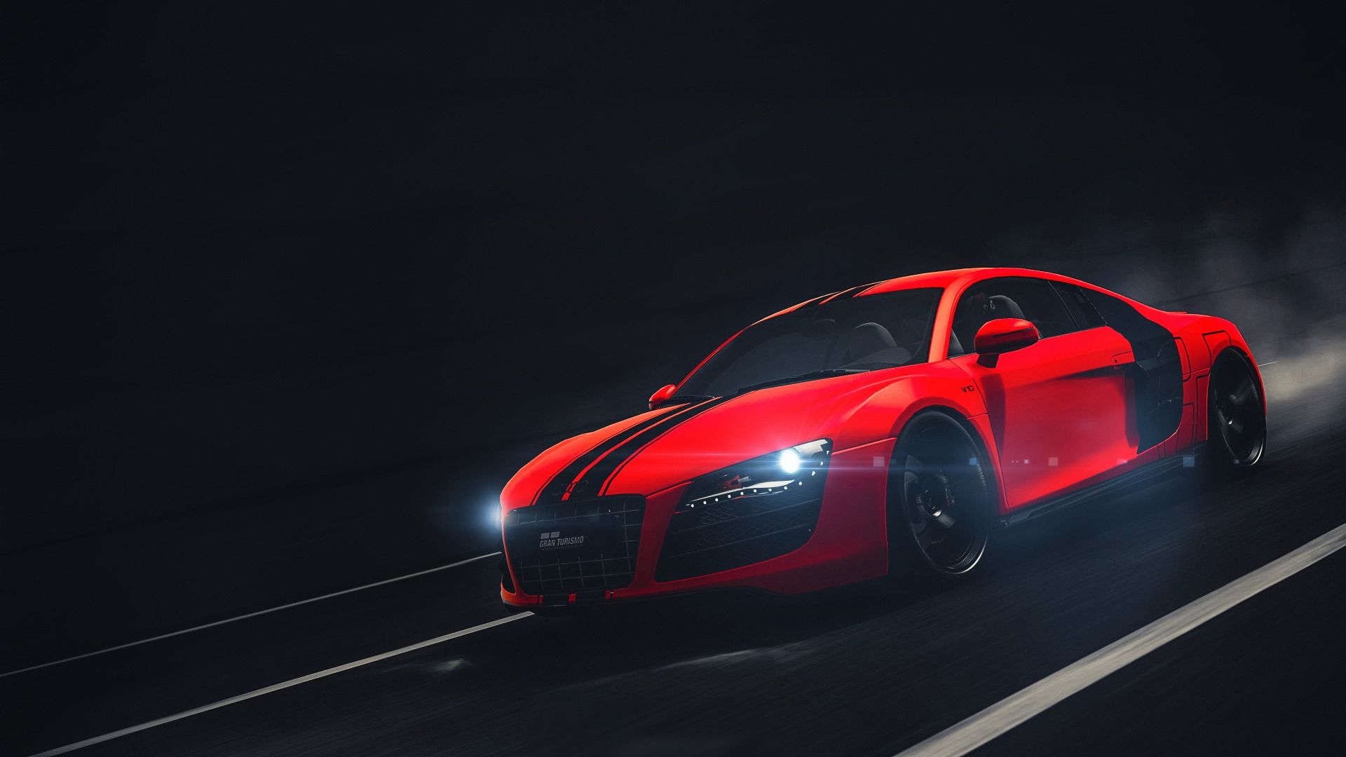 Desktop wallpaper red audi r8 type- sports car, HD image, picture, background, 884201