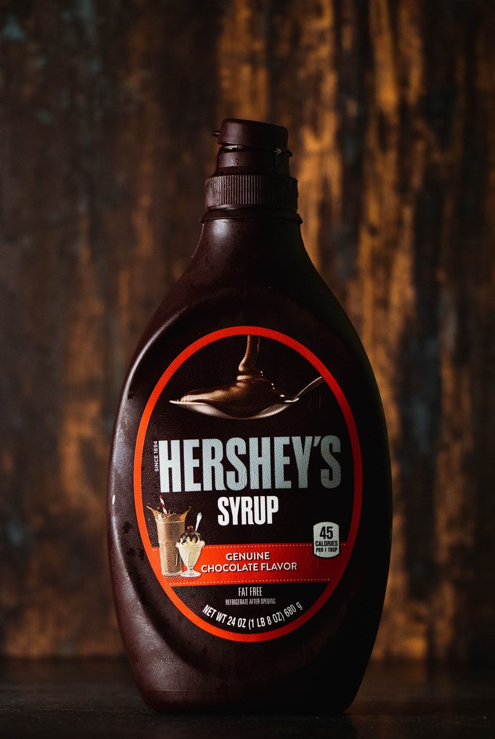 hersheys chocolate syrup bottle photo