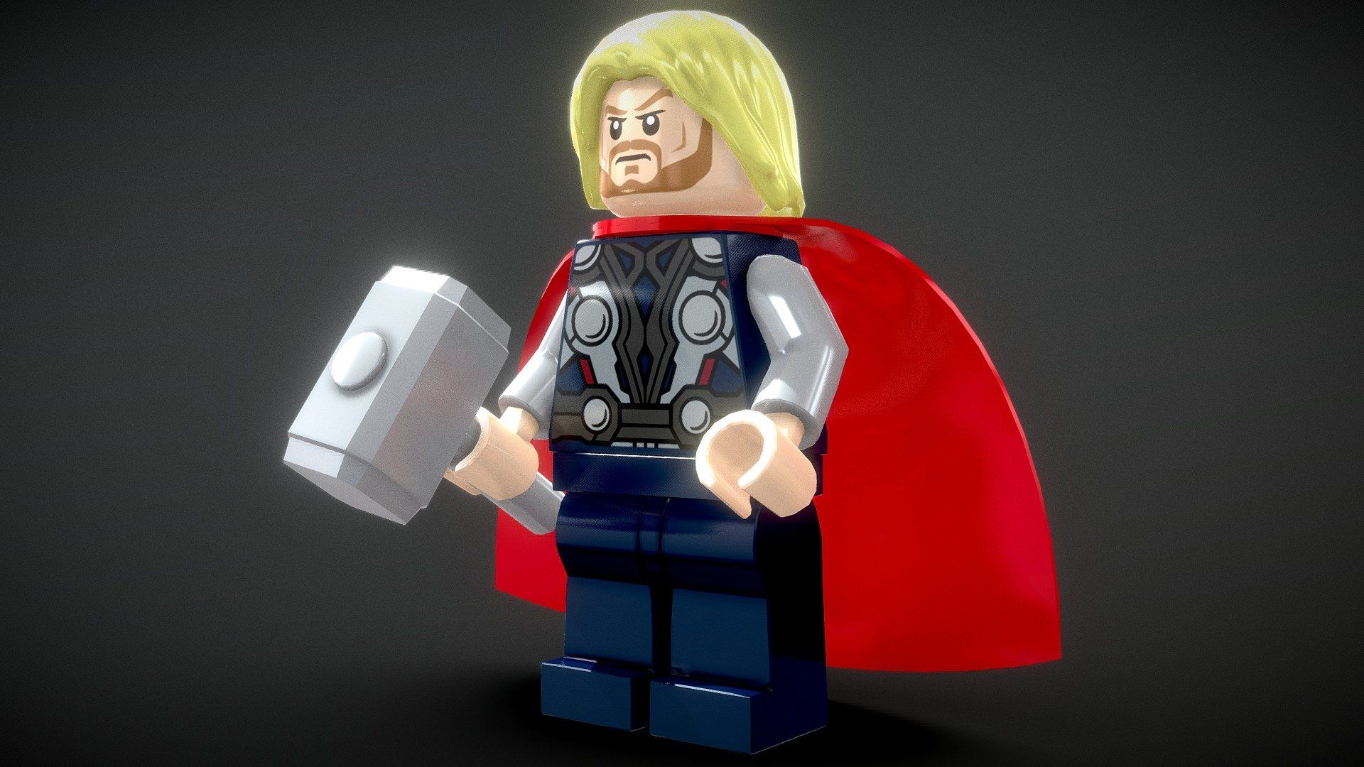 LEGO (Avengers 1) Royalty Free 3D model by Vincent Yanez [b021d4b]