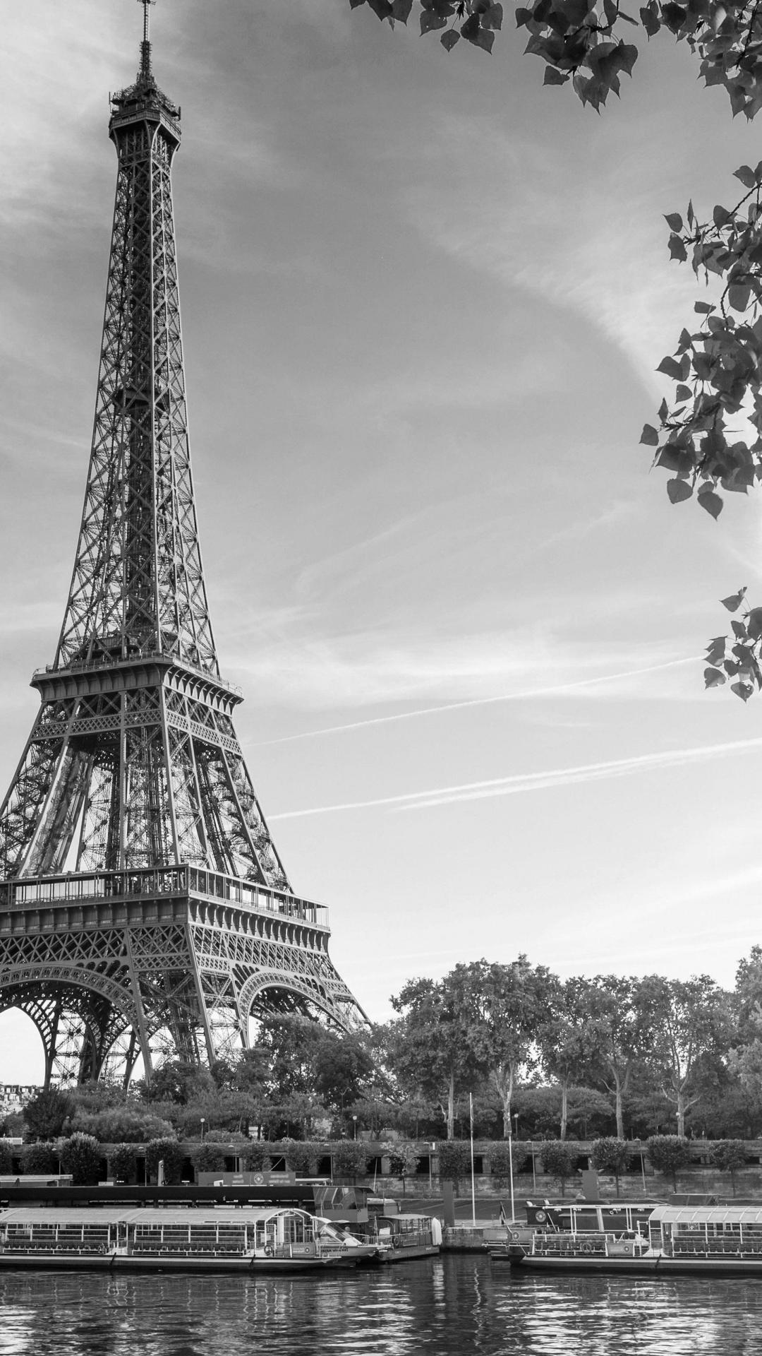 Paris Wallpaper Black And White