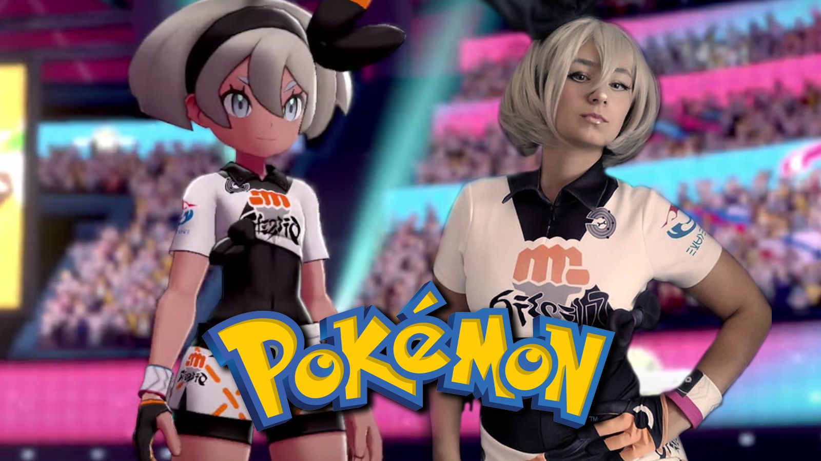 Pokemon Sword & Shield cosplayer trains Fighting types as Gym Leader Bea