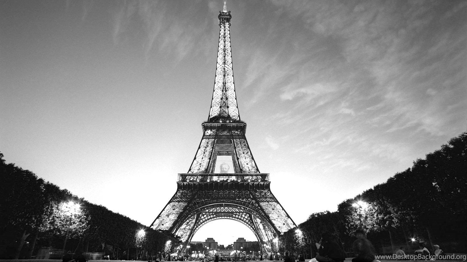 Black and white paris wallpaper 3 2795 HD Wallpaper Desktop Background