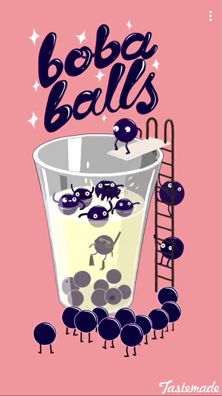 Phone Wallpaper Cute Boba Tea