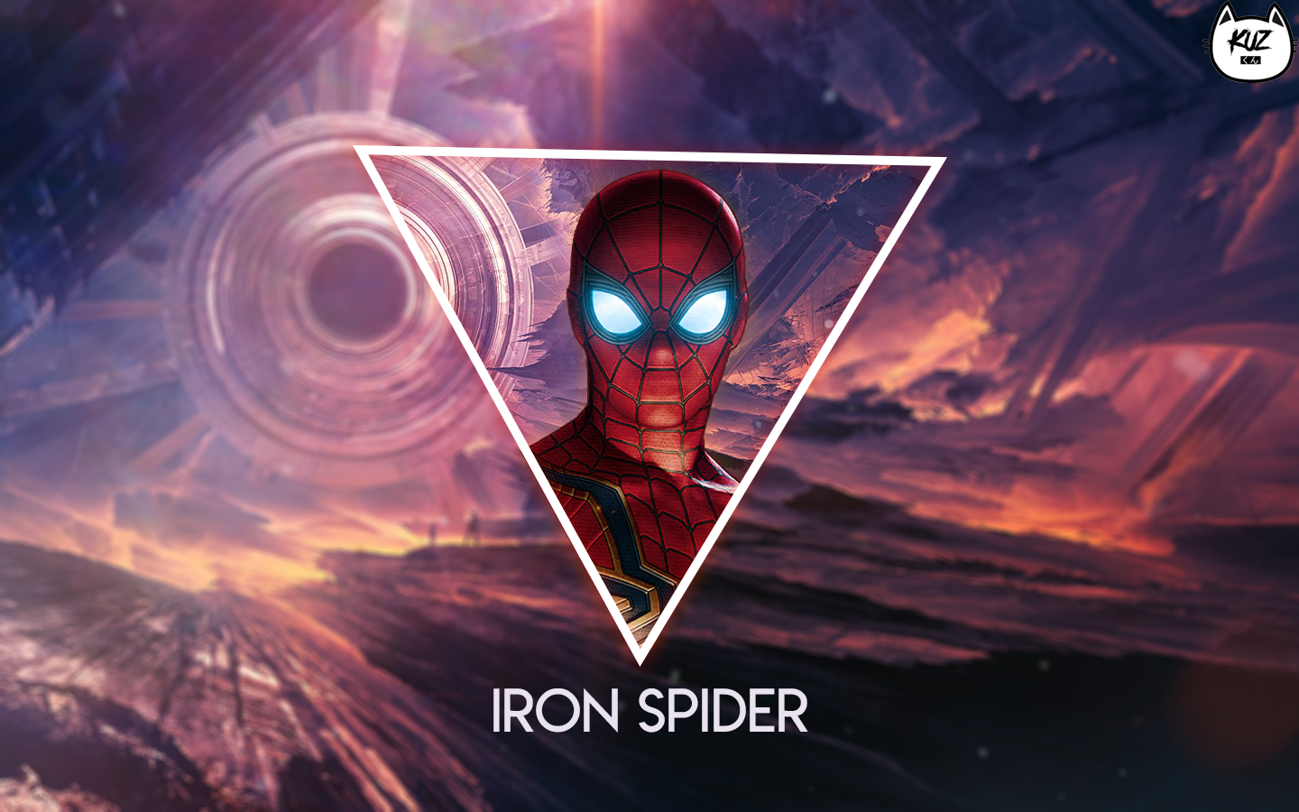 Wallpaper, Spider Man, Avengers Infinity war, Iron Spider Armor, Iron spider man, Marvel Cinematic Universe, Marvel Heroes, The Avengers 1440x900