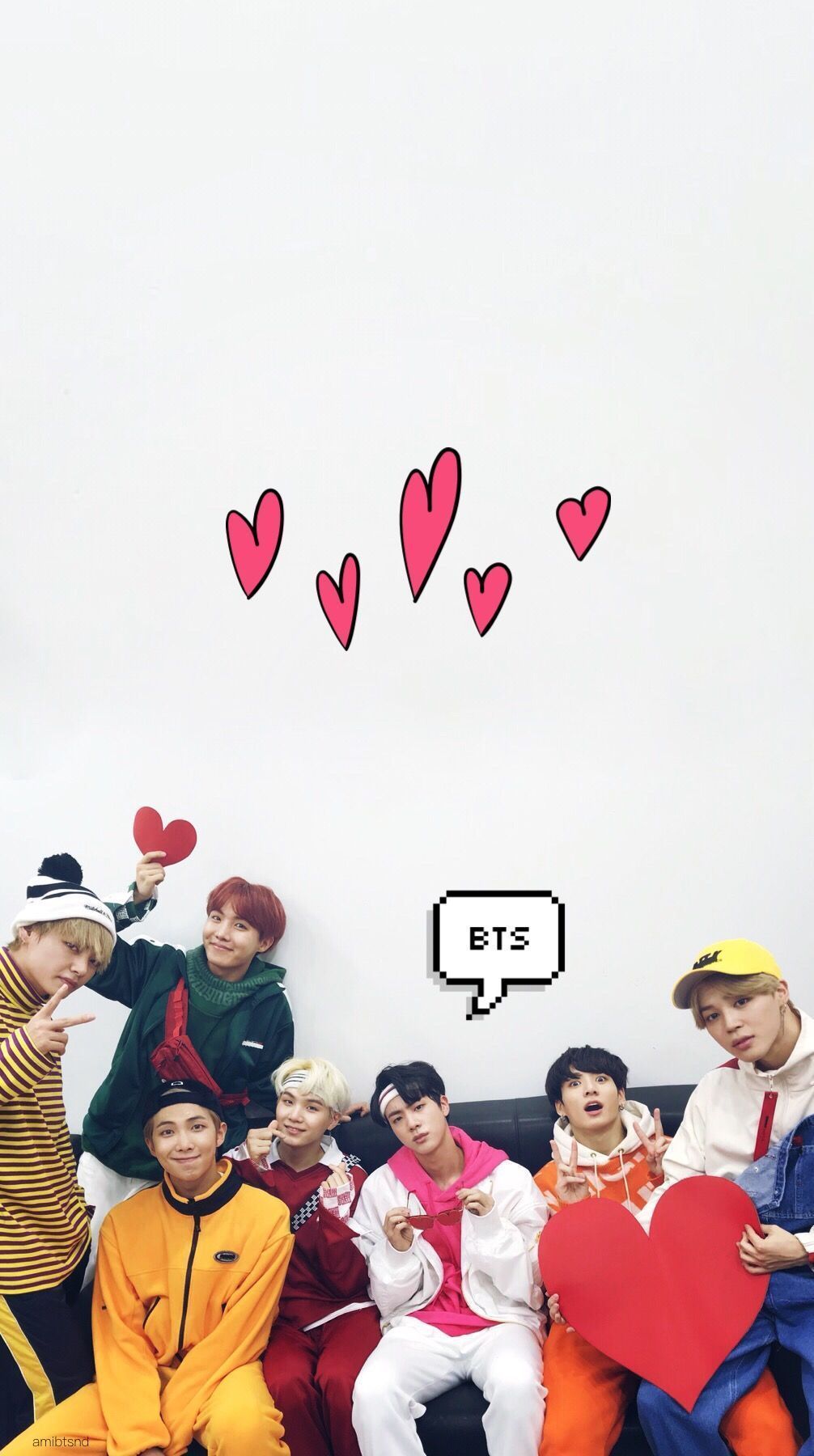 BTS Heart Wallpaper