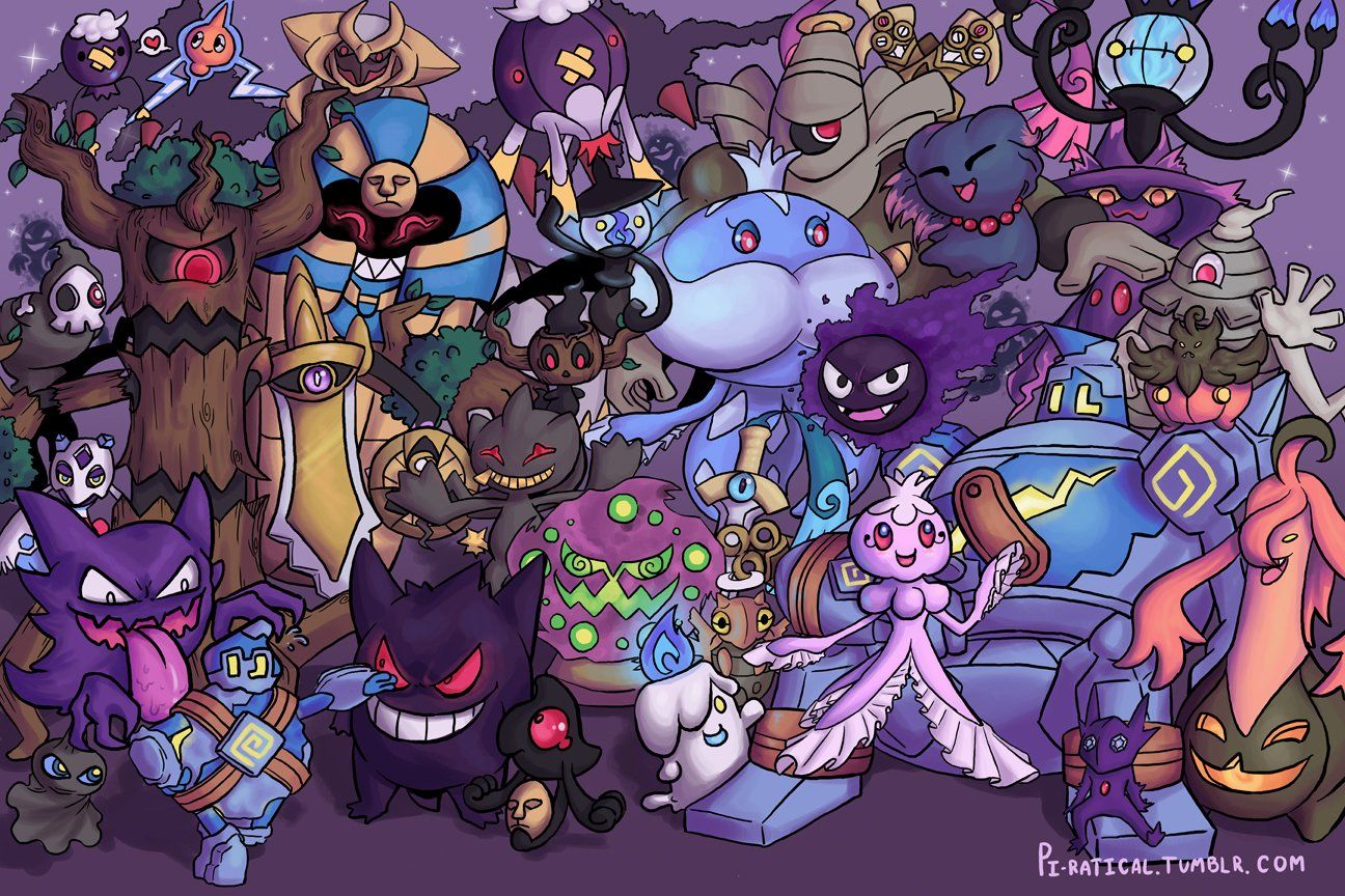 Ghost Type Pok mon Wallpapers Wallpaper Cave