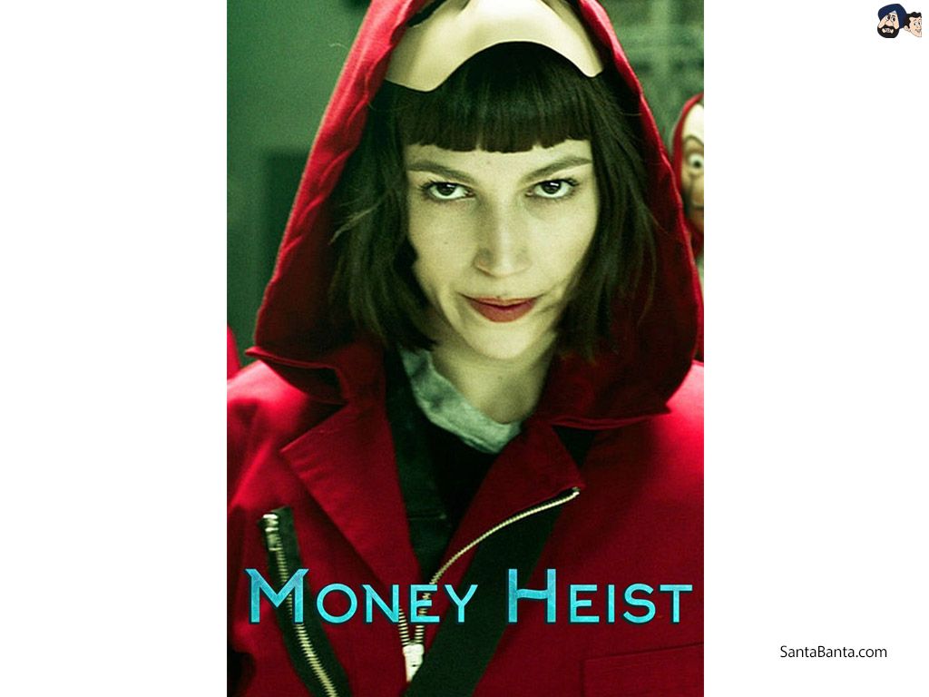 Netflix web series, Money Heist starring Ursula Corbero (Tokio) & Álvaro Morte (The Professor)