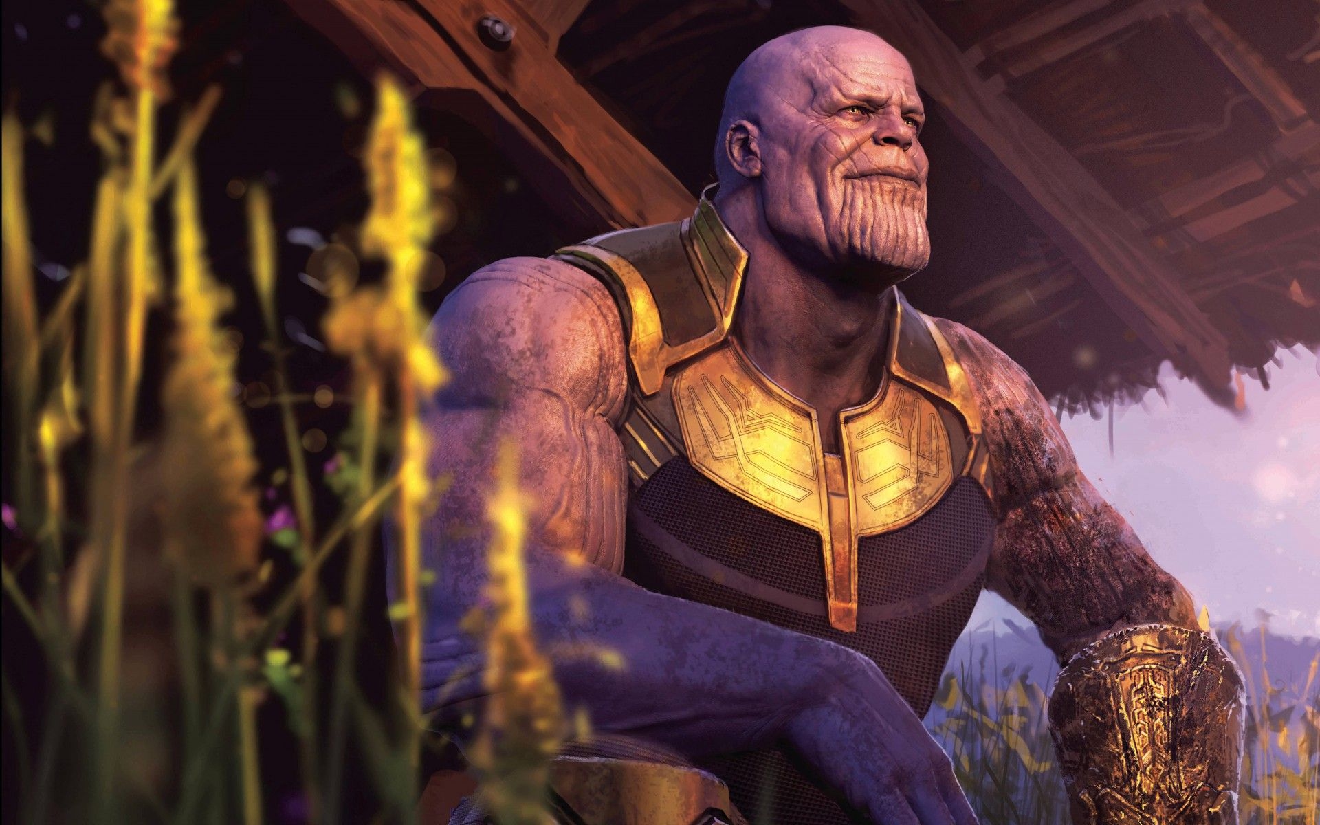 Thanos 4K Wallpaper, Avengers: Infinity War, 8K, Graphics CGI