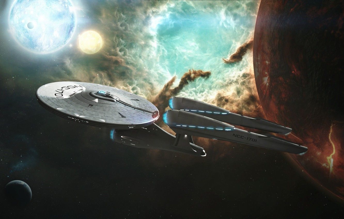 Wallpaper Space, Enterprise, Star Trek, Into Darkness, NCC1701 image for desktop, section фильмы