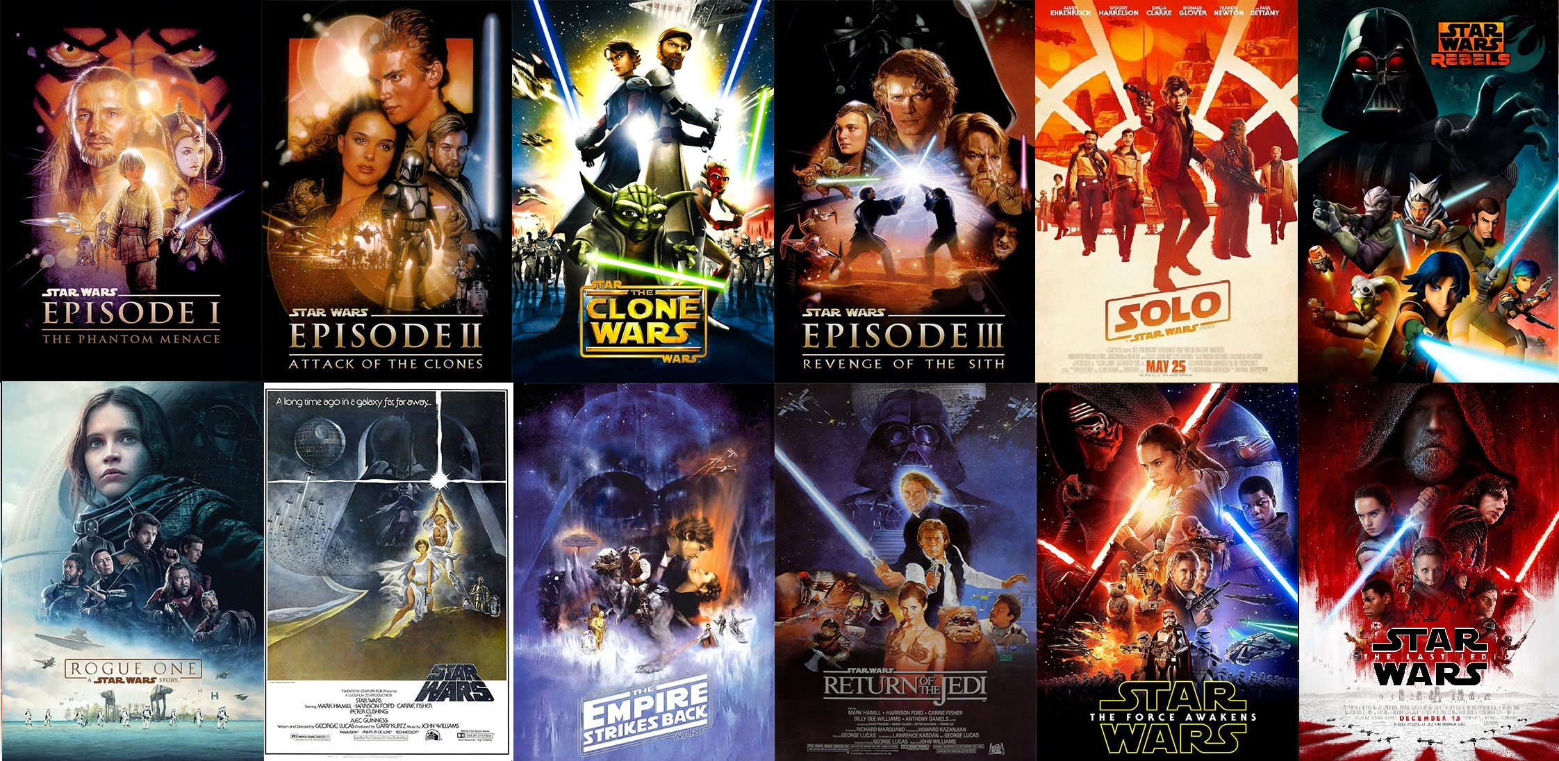 Star Wars Posters Wallpaper