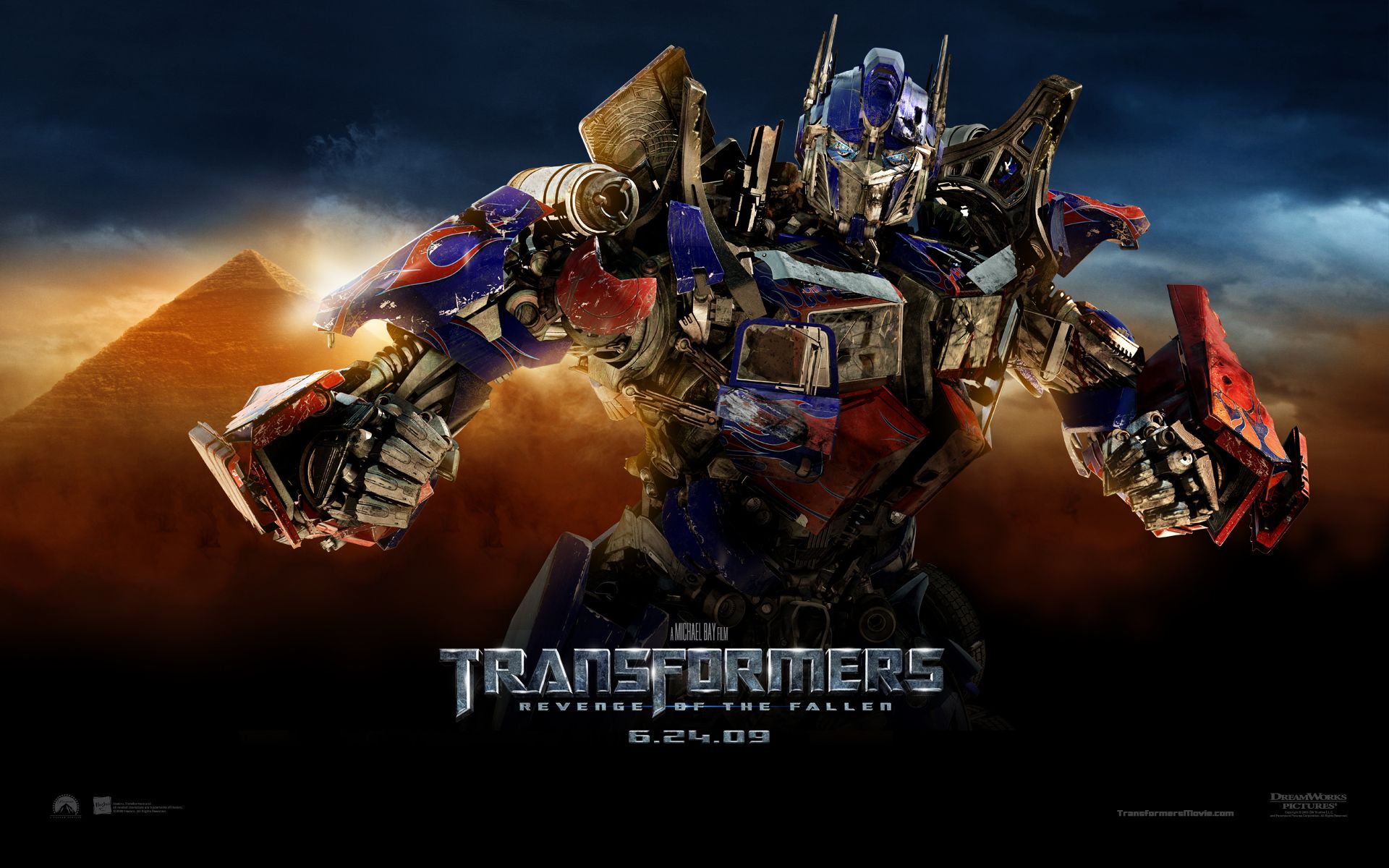 Transformers Revenge Of The Fallen Poster HD Wallpaper
