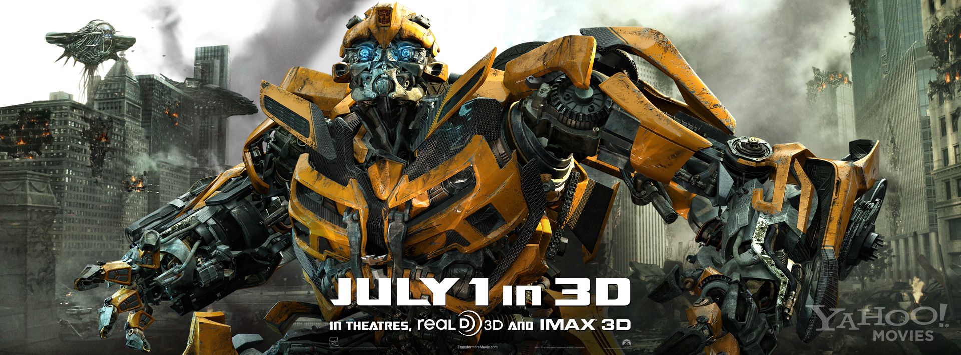 Bumblebee Gets New Poster for Transformers: Dark of the Moon
