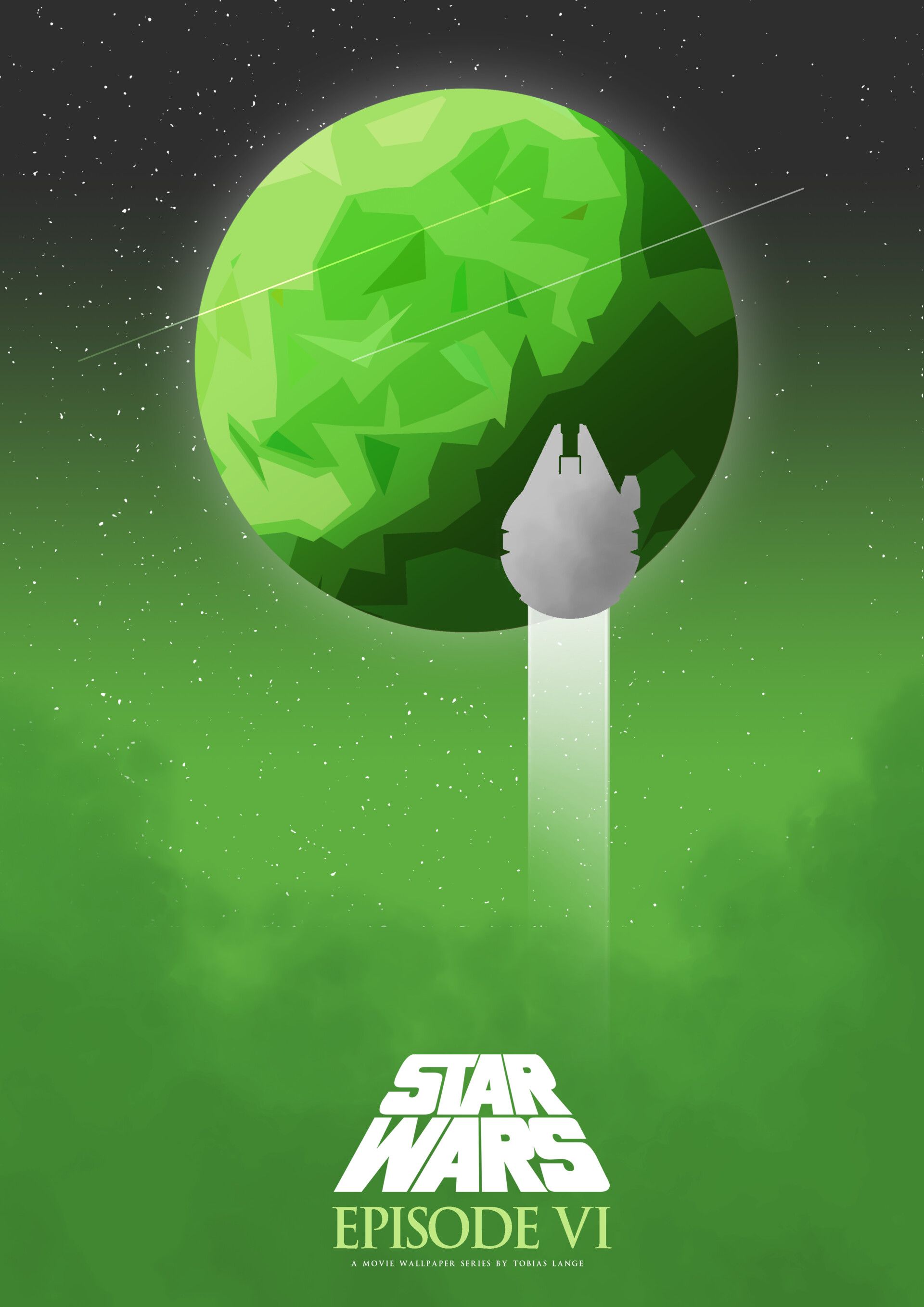 Episode 6 Star Wars Movie Poster Series, Tobias Lange