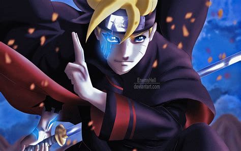 Naruto Baryon Mode Boruto vs. Isshiki 4K Phone iPhone Wallpaper #2590c