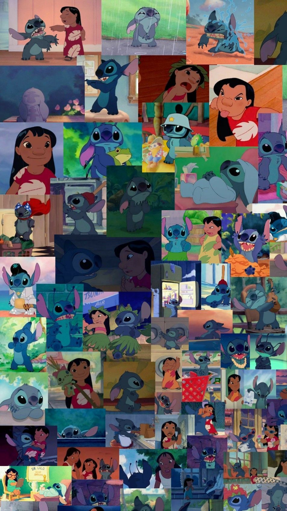 Stitch. Disney collage, Cute cartoon wallpaper, Disney characters wallpaper