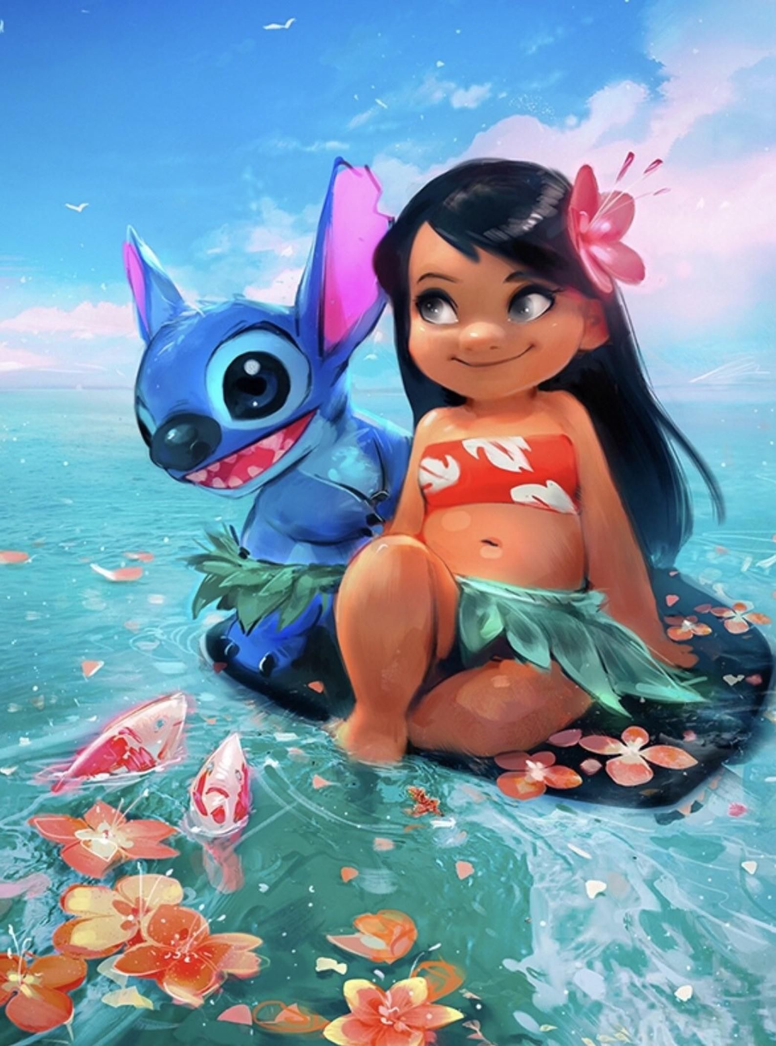 Lilo and Stitche costume Lilo Stitche outfit Halloween costume 2018 kids pool party kids birthday. Disney collage, Disney drawings, Lilo and stitch drawings