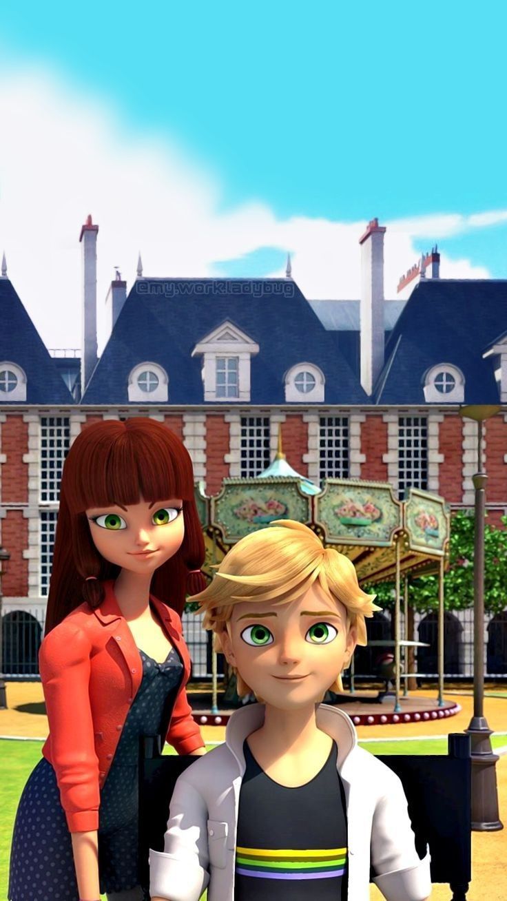Miraculous & Adrien Wallpaper (cr: my.work.ladybug on instagram). Miraculous ladybug anime, Miraculous ladybug funny, Miraculous ladybug memes