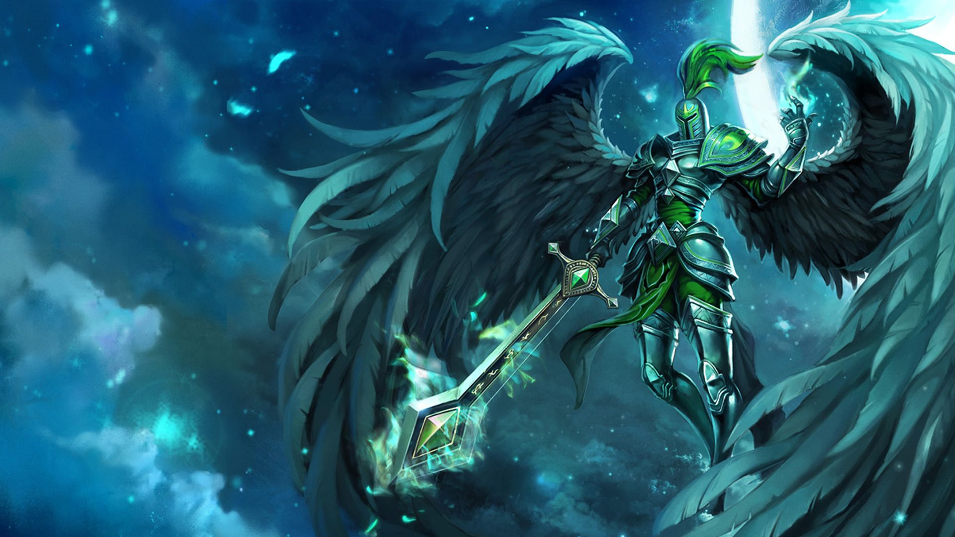 Viridian Kayle Chinese Wallpaper