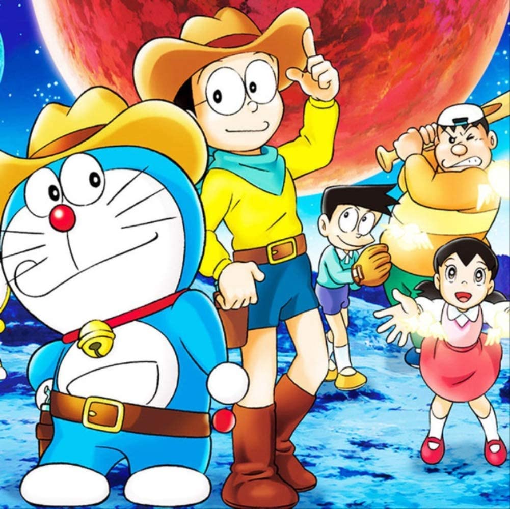 Children S Room Doraemon Cartoon Wallpaper Mural Waterproof The Movie Adventures Of Koya Koya Planet HD Wallpaper
