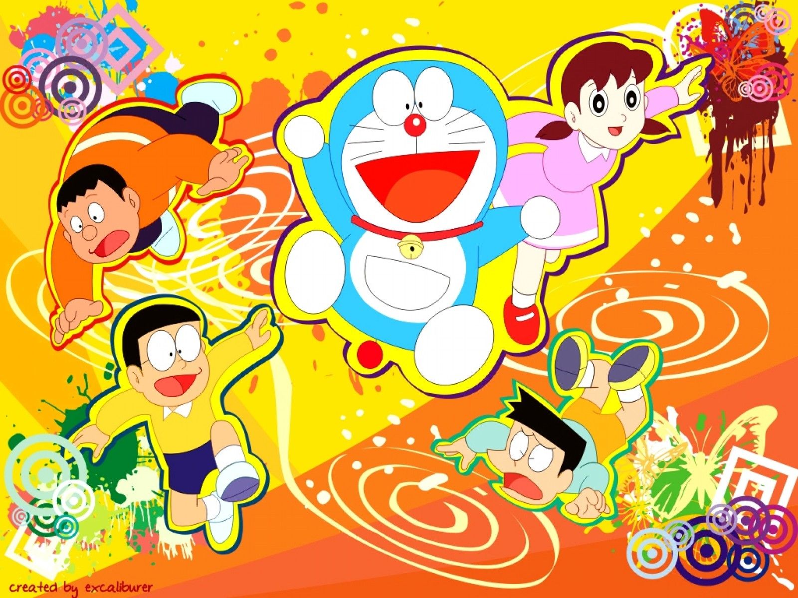 Doraemon Cartoon, High Definition, High Quality, Widescreen