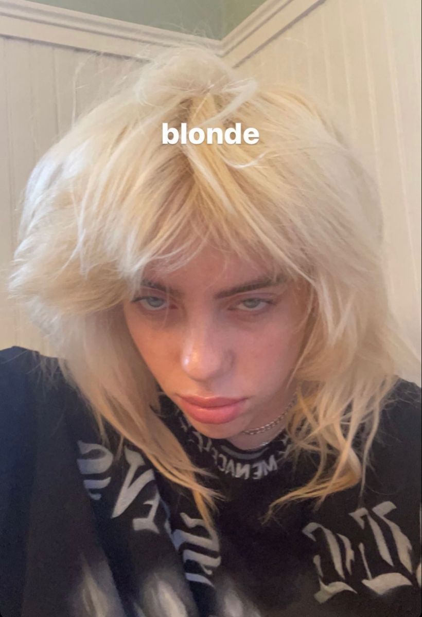billie eilish is blonde. Blonde, Billie, Billie eilish