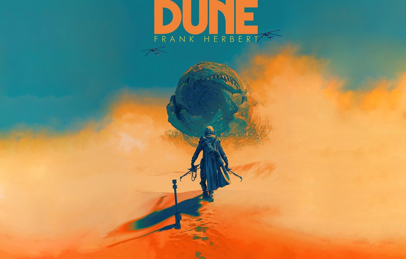 Wallpaper Fantasy, Desert, Science Fiction, Man, Sand, Sci Fi, Poster, Artist, Weapons, Digital Art, Film, Fantasy Art, Creature, Dune, Aertwork, Pascal Blanche Image For Desktop, Section фильмы