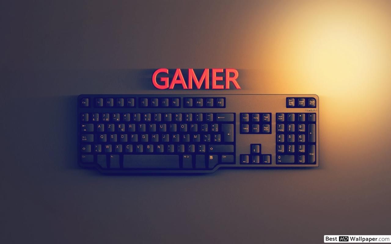 Pc gmaer, pc gamer, teclado gamer, HD wallpaper