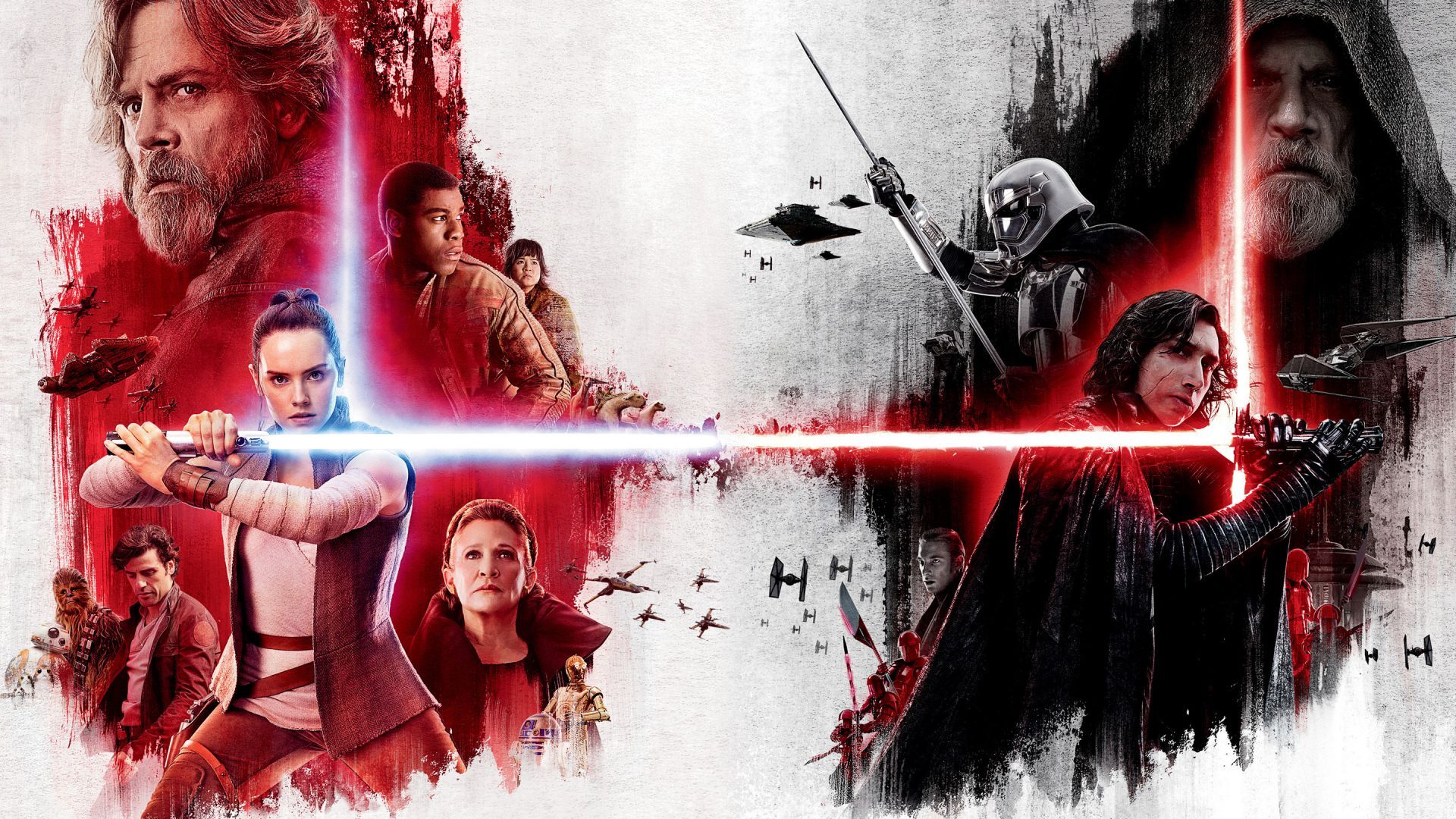 Desktop Wallpaper Poster, Star Wars: The Last Jedi, Movie, HD Image, Picture, Background, 545c22